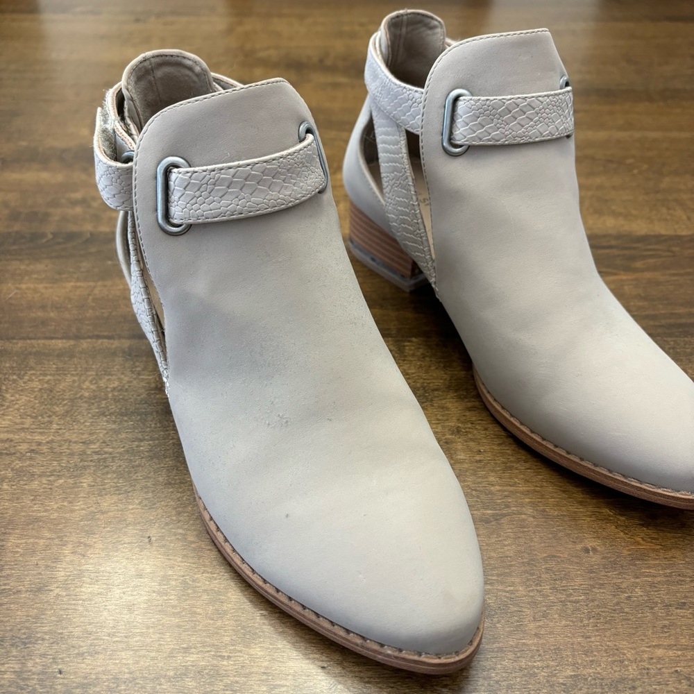 Call It Spring Beige Ankle Booties - Picture 11 of 13
